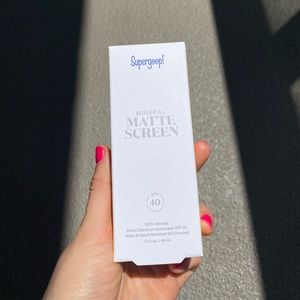 Supergoop matte screen NWT